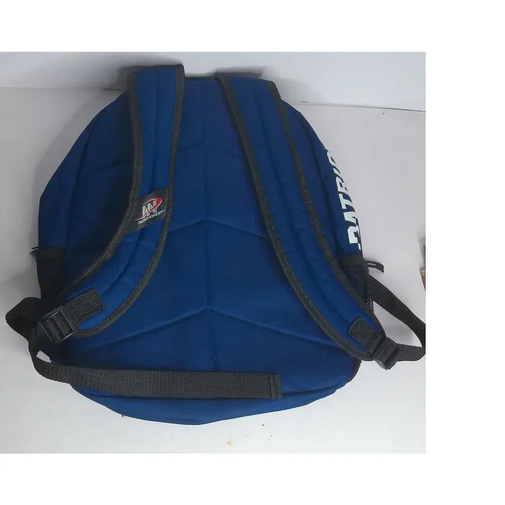 New England Patriots Backpack Large School Book Bag NFL Fan Pack